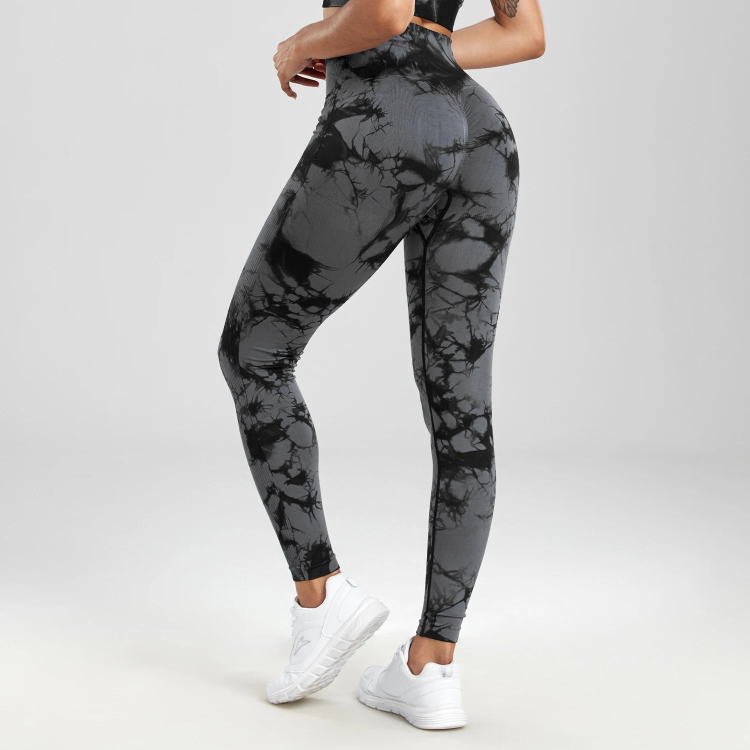 

Women Tie Dye Sport Seamless Leggings Gym High Waist Yoga Pants Push Up Running Slim Fit Fitness Cycling Legggings