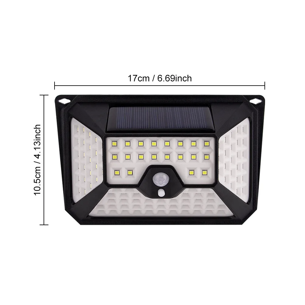 109 LED Solar Licht Bewegungs sensor Lichter im Freien, Innenhof Lampen, IP66 wasserdichte LED Sicherheits leuchten helle Solar Wand leuchten