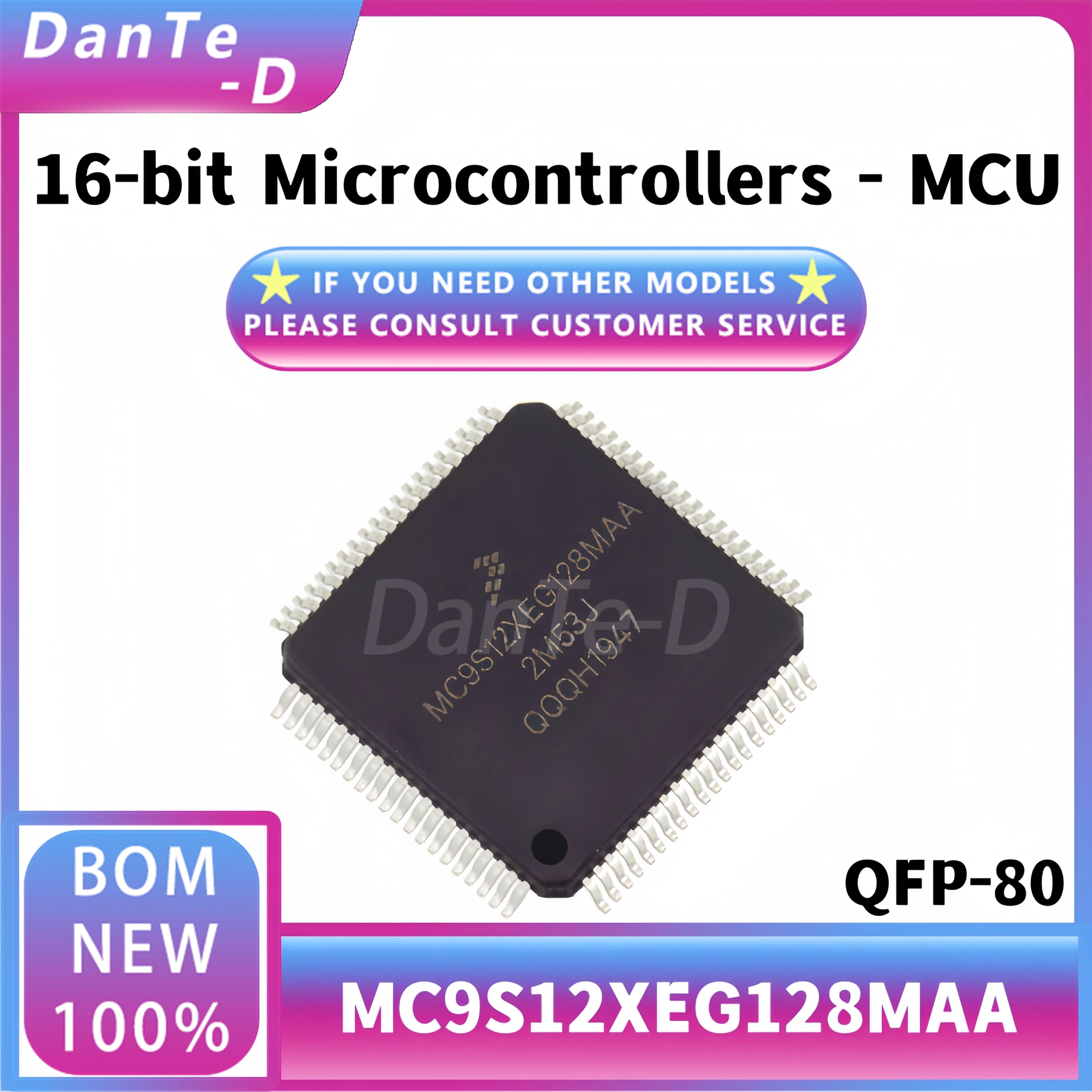 MC9S12XEG128MAA package QFP-80 microcontroller processor original authentic