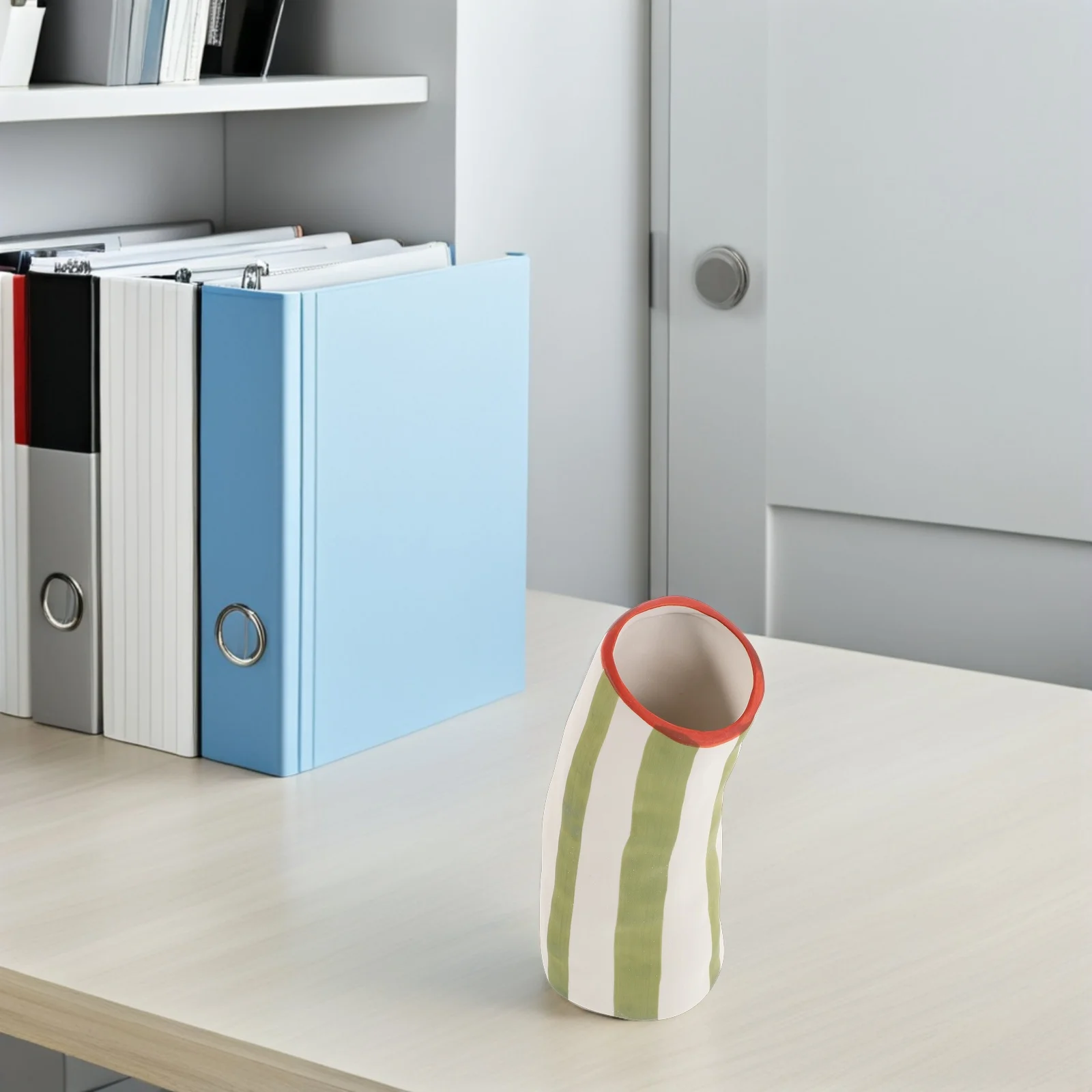 

Ceramic Vase Colored Modern Pottery Vases for Living Room Shelf Dining Table Flower Home Decor Ceramic Vase