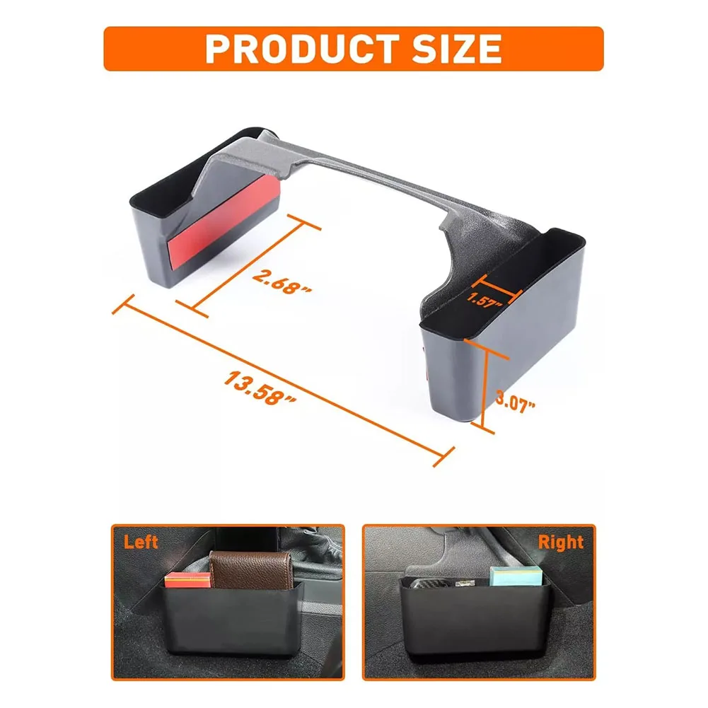 Optimal Organization Made Easy Center Console Organizer for Wrangler and For Gladiator Effortless Installation