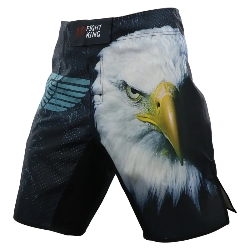 Eagle Thai Boxing Shorts Boxing Mixed martial arts Fitness Training BJJ Taekwondo Shorts Adult Men and Women MMA Thai Jujitsu