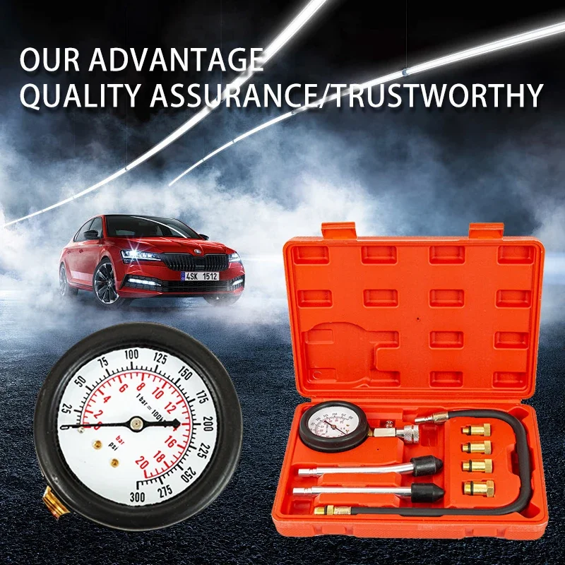 

Многофункциональный манометр для автомобильных и мотоциклов, манометр для обнаружения давления бензина, аварийный инструмент