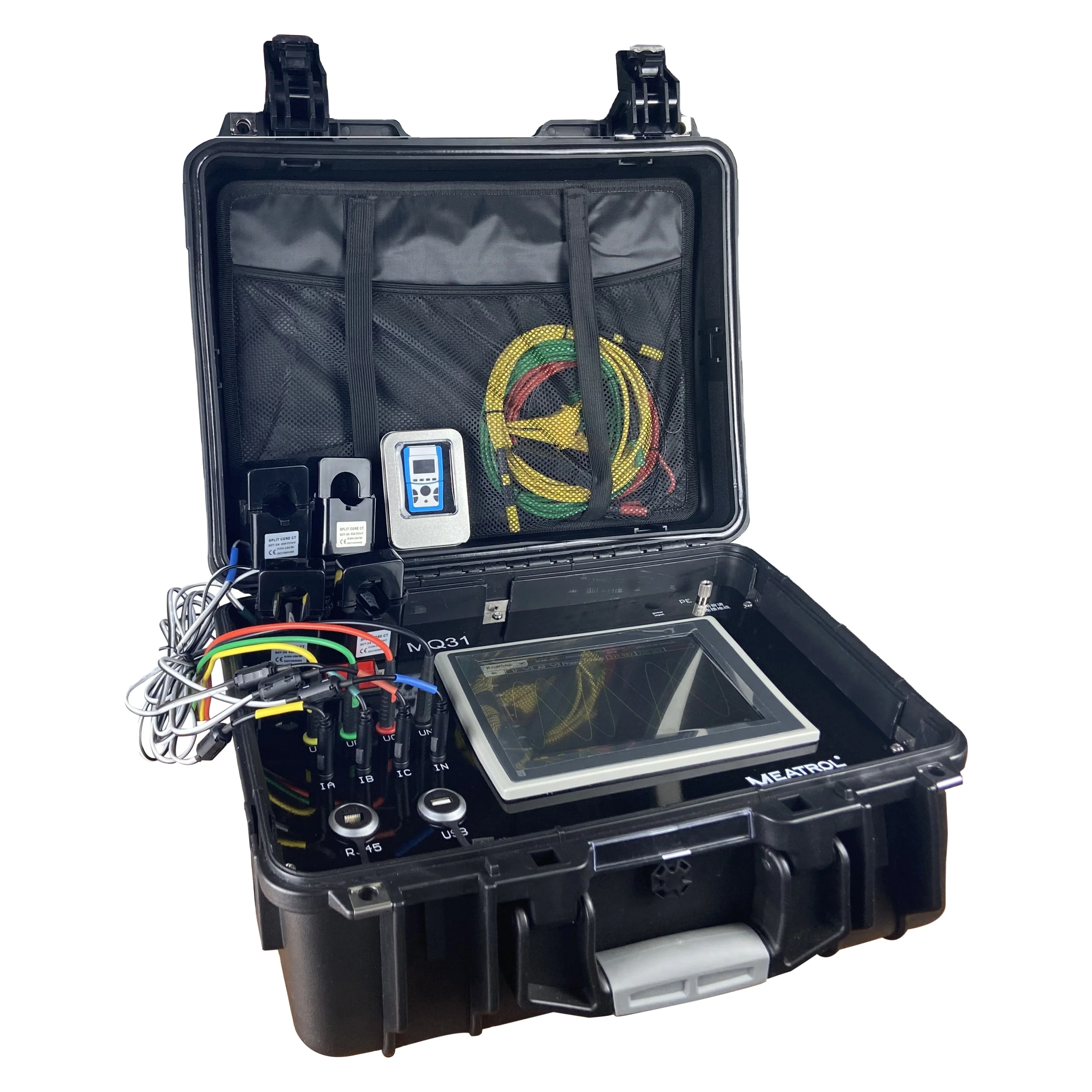 Electric Consumption Analyser Energy Monitoring Portable Energy Meter Data Logger Network Power Analyzer