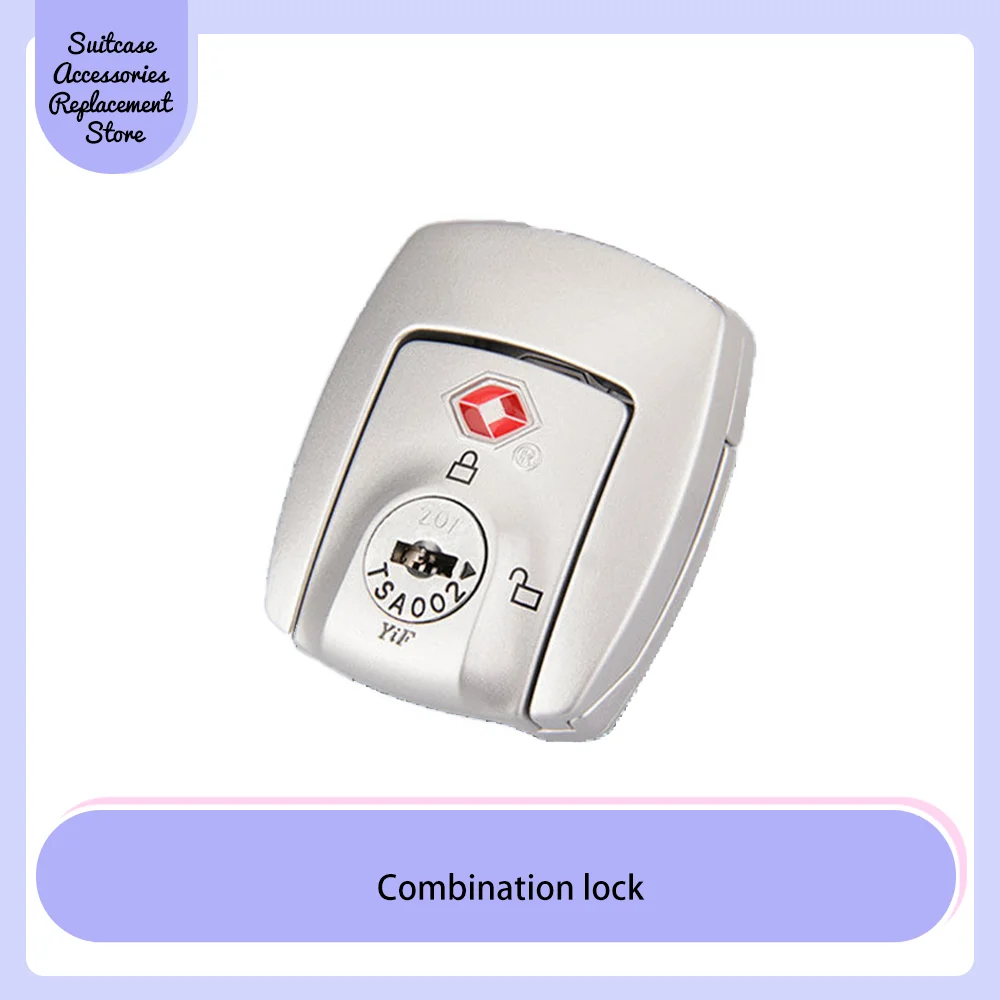 Manufacturers direct aluminum frame combination lock pull rod box luggage airline box accessories combination lock spot