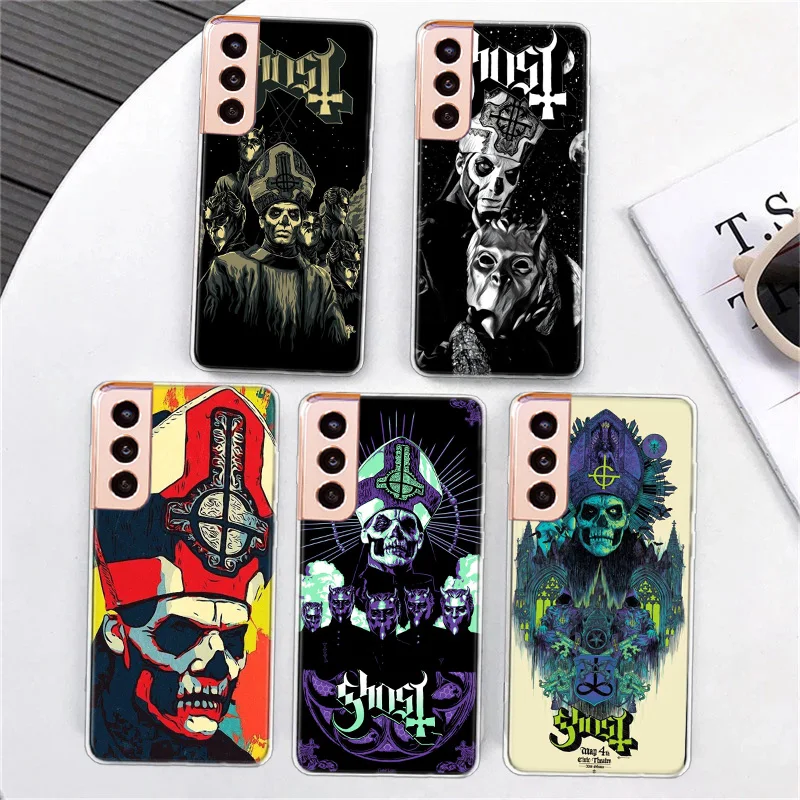 Ghost Papa Emeritus Phone Case For Samsung A15 A25 A35 A55 A05S A03 A03S A04 A04S A13 A14 A23 A24 A33 A34 A53 A54 A73 A10S S10