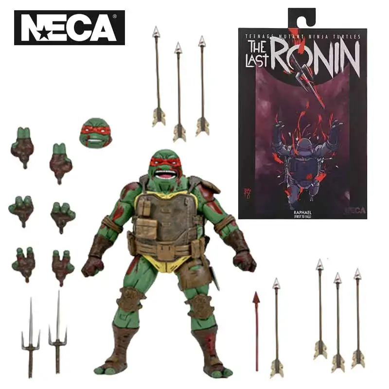 NECA Toys Teenage Mutant Ninja Turtles The Last Ronin Actionfigur Ultimate First to Fall Raphael 18 cm Originalpuppenmodell