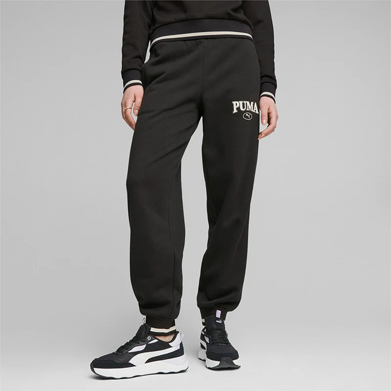 Puma genuine SQUAD SWEATPANTS women's casual drawstring leg tied pants 681525-01
