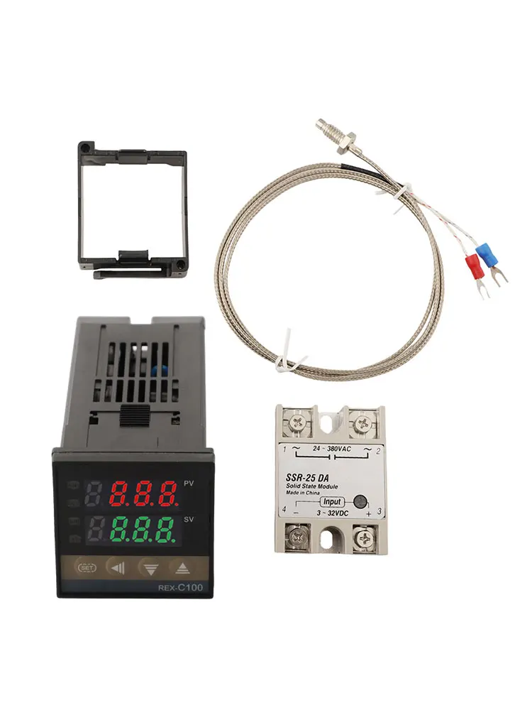 AC250V 3A Relay Temperature Control for Labs Digital Temperature Controller Solid State Relay for ssr Output Setpoint Display