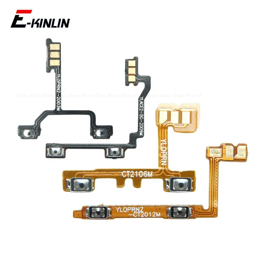 Power ON OFF Mute Switch Control Key Volume Button Flex Cable For OPPO Reno 4G Ace Ace2 Reno2 Z F 2  Replacement Parts