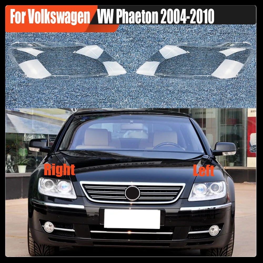 

For Volkswagen VW Phaeton 2004-2010 Transparent Lampshade Headlamp Cover Lamp Shade Headlight Shell Lens Plexiglass