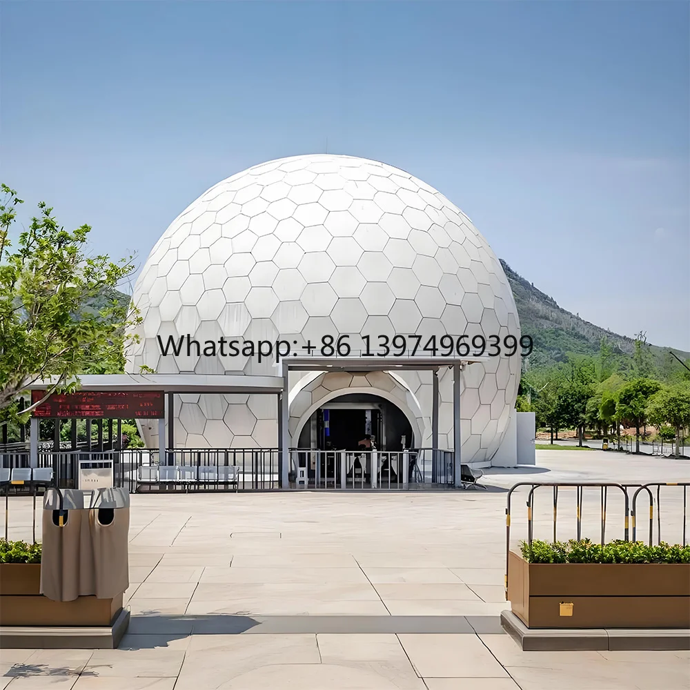 High-brightness Laser PET Material Metal Immersive Dome Screen Seamless Edge Blending Ultra-high-definition Image Quality