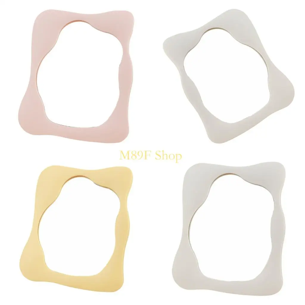 

M89F Desk Makeup Mirror Cloud Makeup Mirror with Stand Vanity Mirror for Room Decors