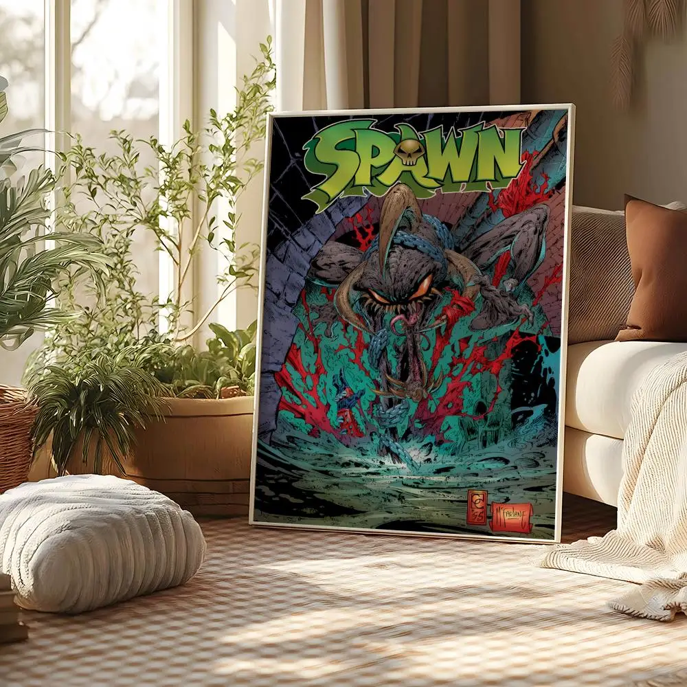 Anime Spawn Todd McFarlane Poster Self-adhesive Art Waterproof Paper Sticker Coffee House Bar Room Wall Decor - view 5