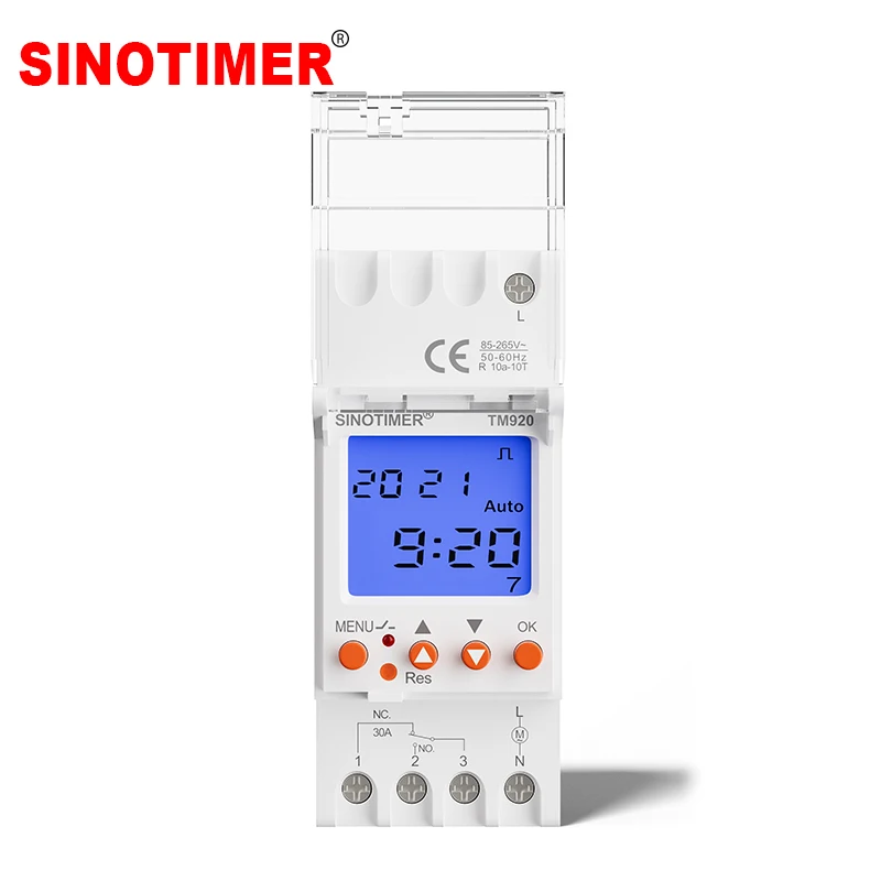 High Quality 3 Functions Into 1 Body Calendar Display Programmable Time Switch with Pulse and Countdown Functions