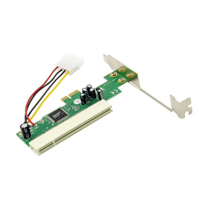 PCI-E x1 to PCI bridge adapter card with built-in PCIE to PCI driveless plug and play ASM1083