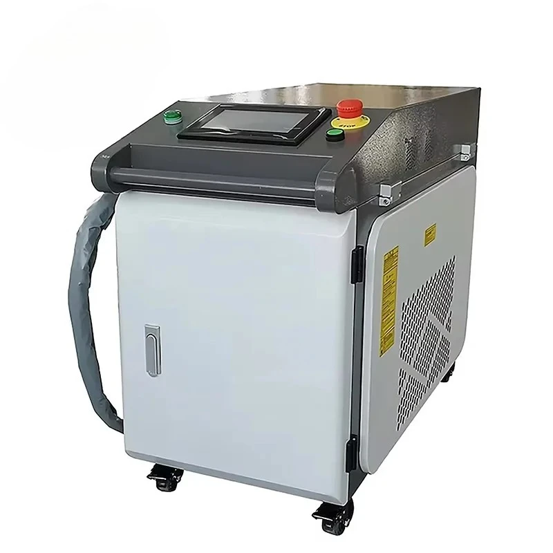 customized 100W Portable Fiber Laser Cleaner for Rust Paint Wood Removal Laser Cleaning Machine