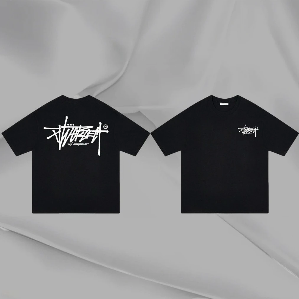 Image of 2026 Sommer Street Style Neuer Trend Hochwertiges 100% Reines Baumwoll-Herren-T-Shirt Geeignet für Outdoor-Freizeitsport Kurzarm