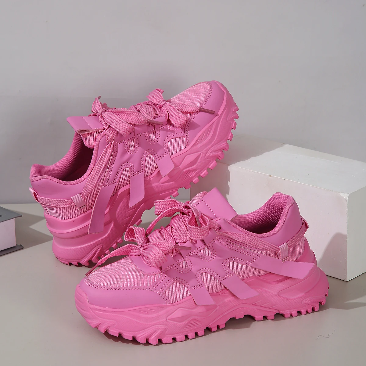 Женские кроссовки, спортивная обувь на платформе, удобная спортивная повседневная обувь, прогулочная обувь Zapatillas, увеличивающая рост