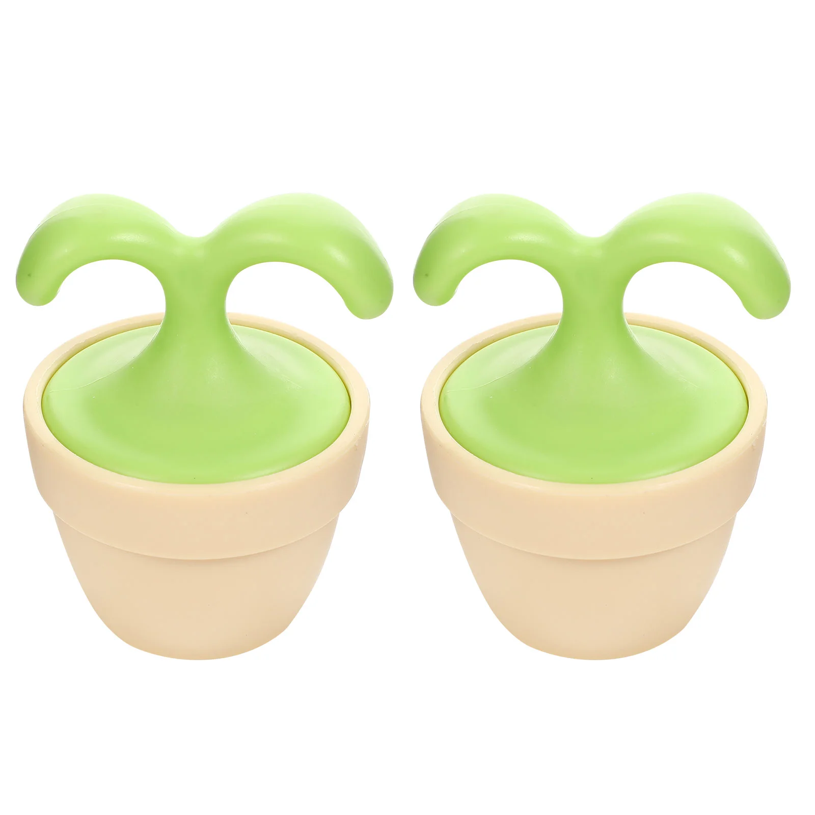 

2 Pcs Massager Handheld Ball Flowerpot 650X500X500CM Lovely Massaging Tools Body Device Roller Portable