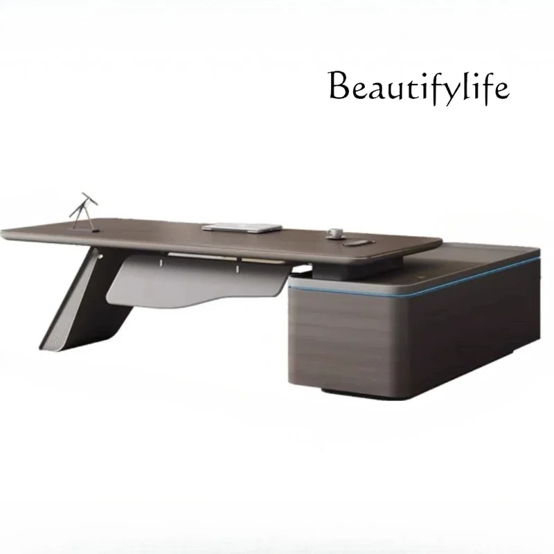 C Lichte luxe baastafel Moderne Europese Executive rechterkast Gamingbureau Staand Designer Opbergbureau Meuble Meubilair