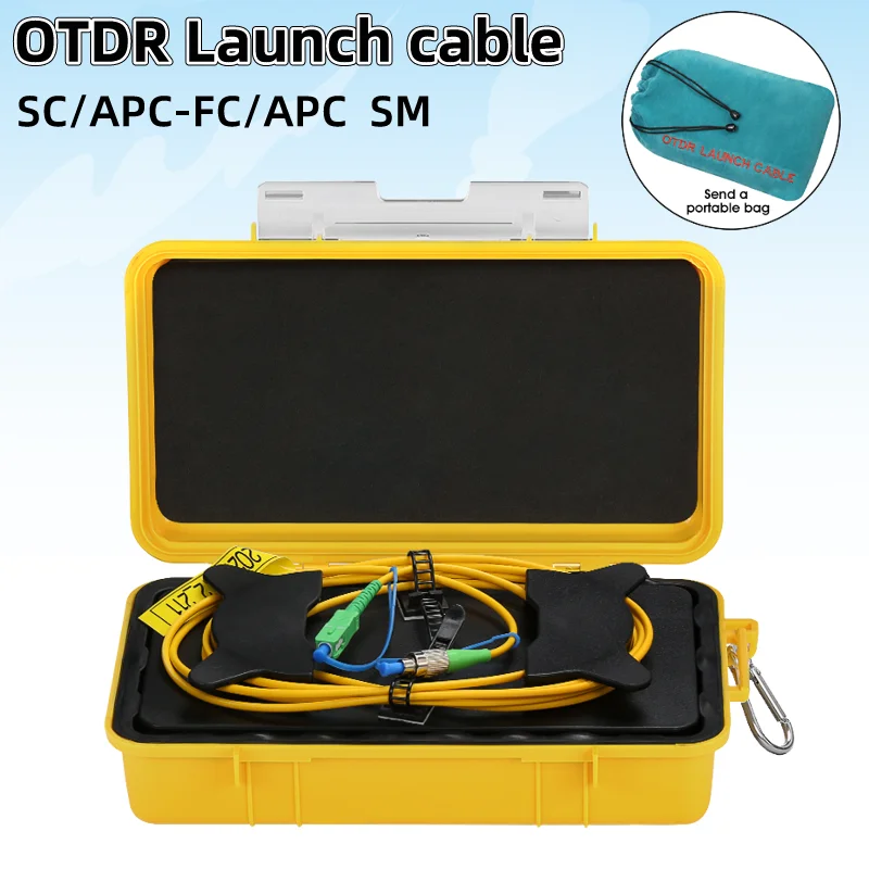 SC/APC-FC/APC OTDR Optical Fiber Cable Extension Line OTDR Launch Cable Dead Zone Eliminator Fiber Ring Single Mode