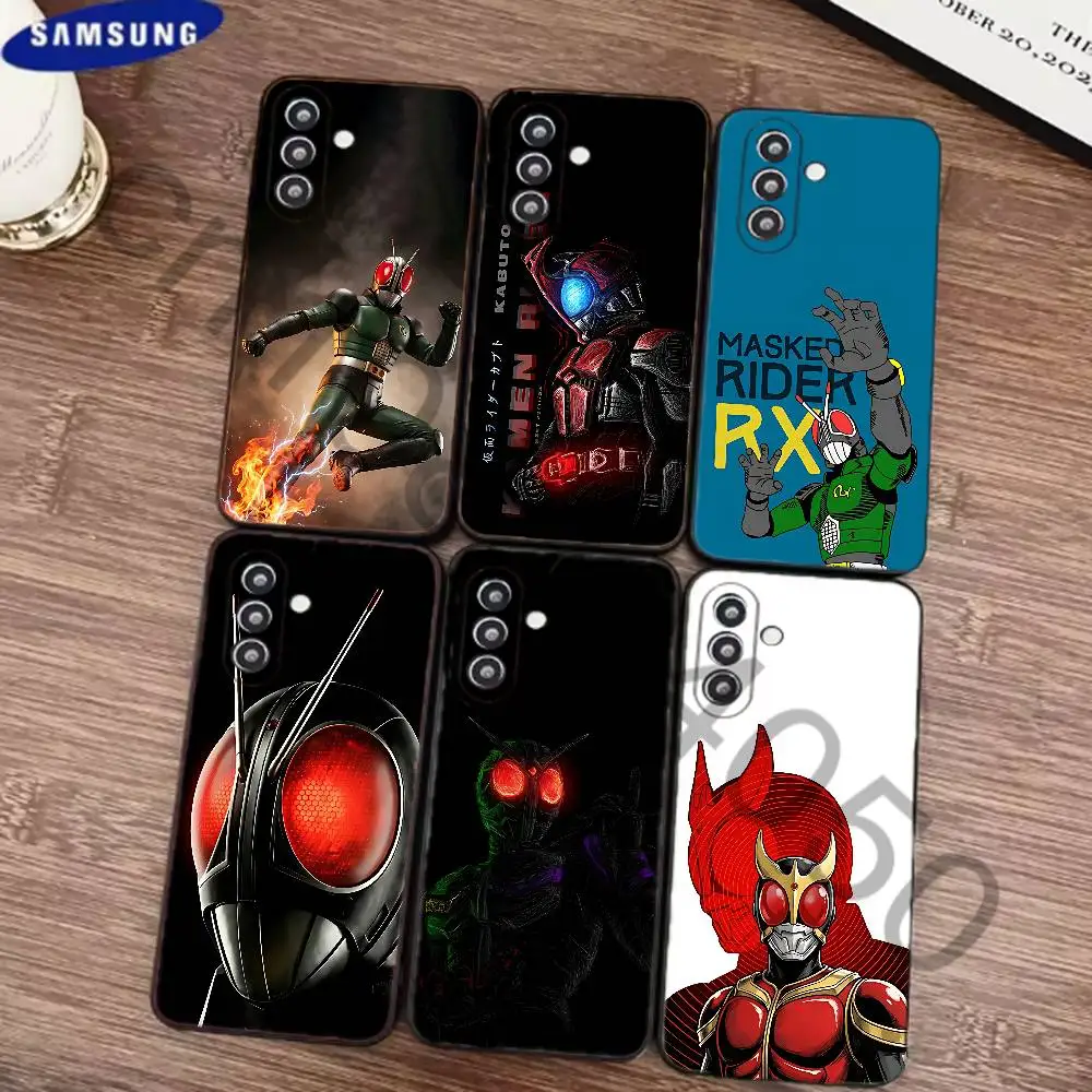 b-blackrx Phone Case For Samsung S24 21 22 23 30,Ultra Plus,Fe,Lite,Note Black Soft Cover
