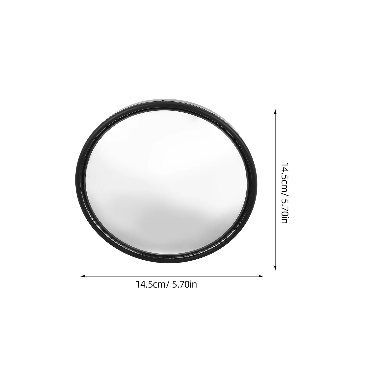 กระจกมองหลังแบบปรับมุมได้สำหรับรถบรรทุกรถบัสเอสยูวีกระจกโลหะ ABS ที่ทนทานช่วยเพิ่มความปลอดภัยในการขับขี่