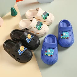 Children's Sandals Slippers Handmade DIY Soft Sole Anti-Slip Baby Kids Shoes Indoor Home Shoes Boys' Sandals Beach Shoes