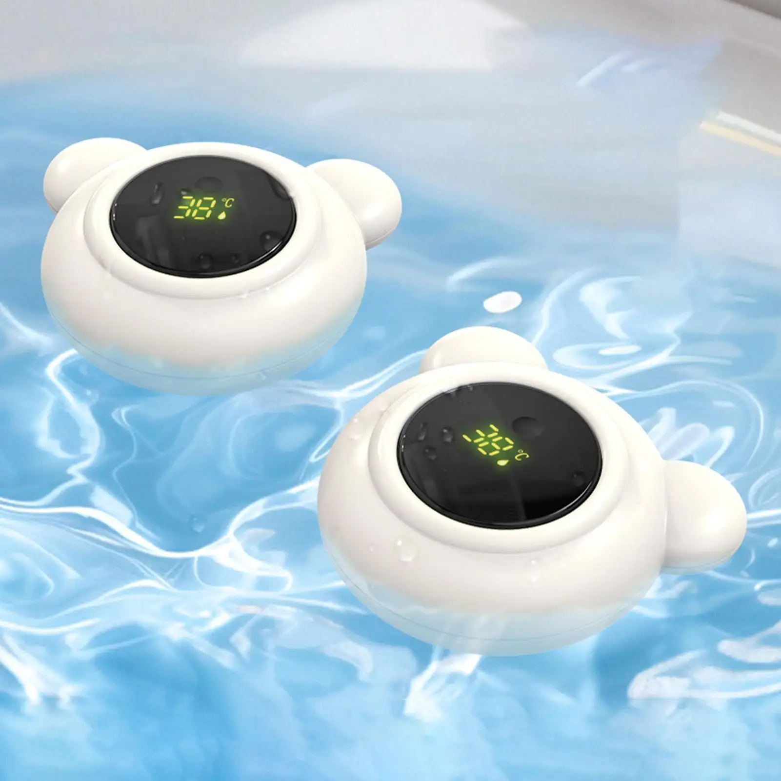 

Детский термометр для воды с LED-дисплеем, измеритель температуры воды для купания малышей, инструмент для ухода за ребенком в путешествиях и детской комнате