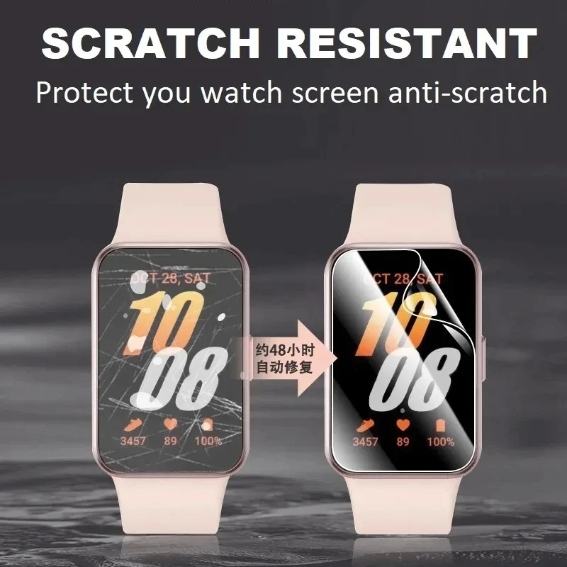 Soft Hydrogel Film For Samsung Galaxy Fit 3 Anti-scratch Screen Protector for Galaxy Fit3 Protective Films Not Glass Watch Cover