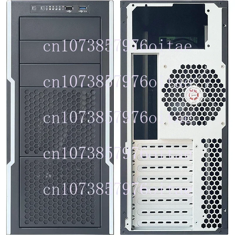 Full Tower X99 Dual Channel X79 Main Board Chassis Desktop Large Tank Water-cooled Tower Server Chassis with 9 Optical Drive