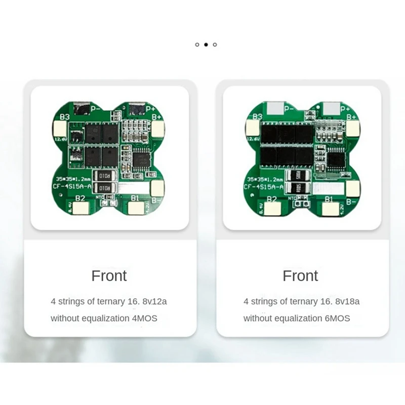 Bms 4S 16.8V 18650 Lithium Battery Pack Charging Board Overload Short Circuit Protection For Power Bank Power Tools