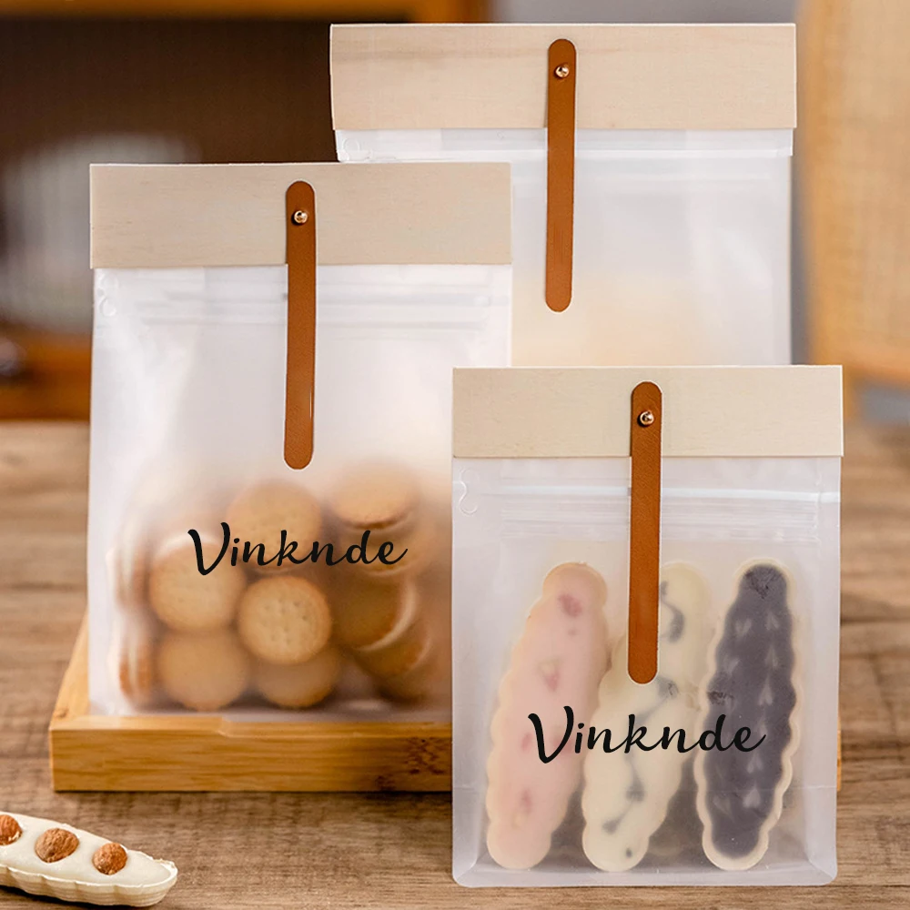 Customisable Logo Bakery Biscuits Candy Tea Tea Coffee Beans Donuts Transparent Packaging Bags Sealable Plastic Bags for Foods