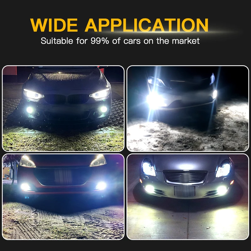 

2 шт. 12 В H8 H11 100 Вт белые светодиодные противотуманные фары Canbus для Buick Encore Cascada Envision Regal Sportback TourX автомобильные аксессуары