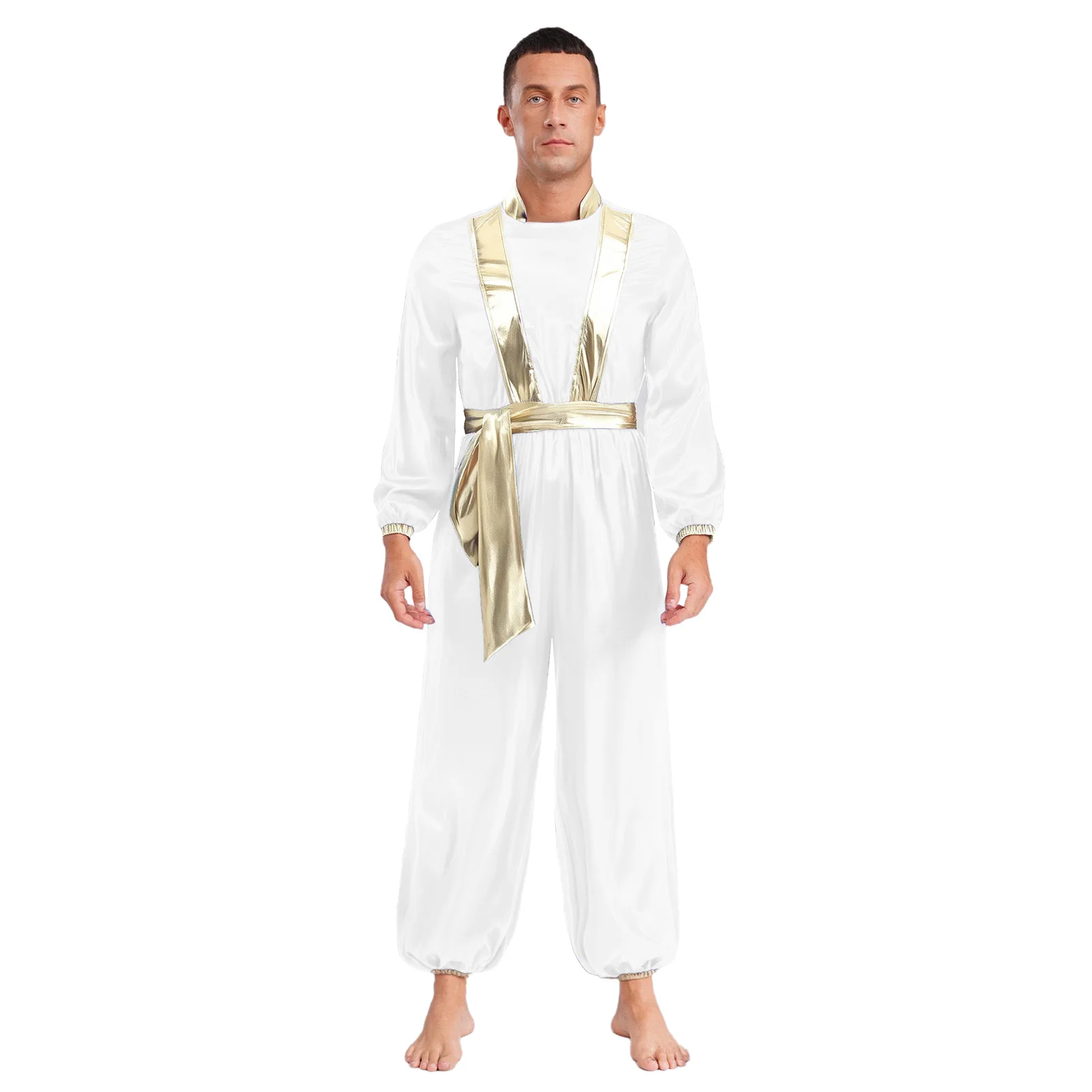 

Men Carnival Ancient Arabian Prince Knights Martial Artist Cosplay Costume Fairy Tale Combatant Cosplay Suits Halloween Costume