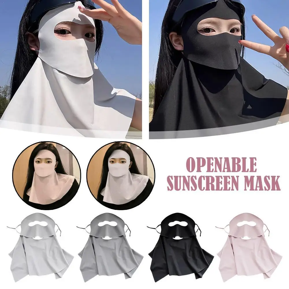 

Summer UV Protection Face Mask Full Coverage Sunscreen Neck Gaiter Breathable Drink Water Version Sun Shade Kini Mask
