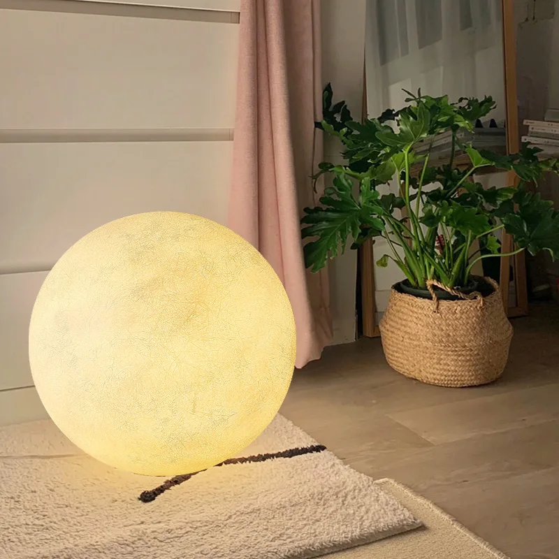 

Living Room Moon Floor Lamps Bedside Bedroom Table Lamp Photo Net Red Homestay Decoration Floor Light Villa Aesthetic Room Decor