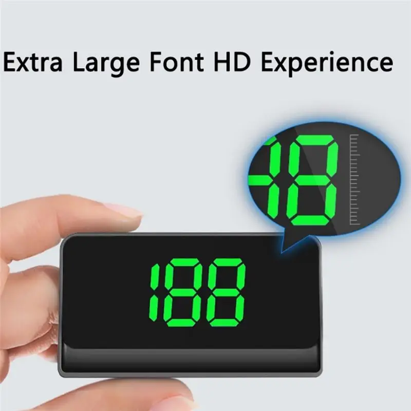 A60E-Windshield Projector Head-Up Display HUD Car MPH Speedometer Electronic Accessories