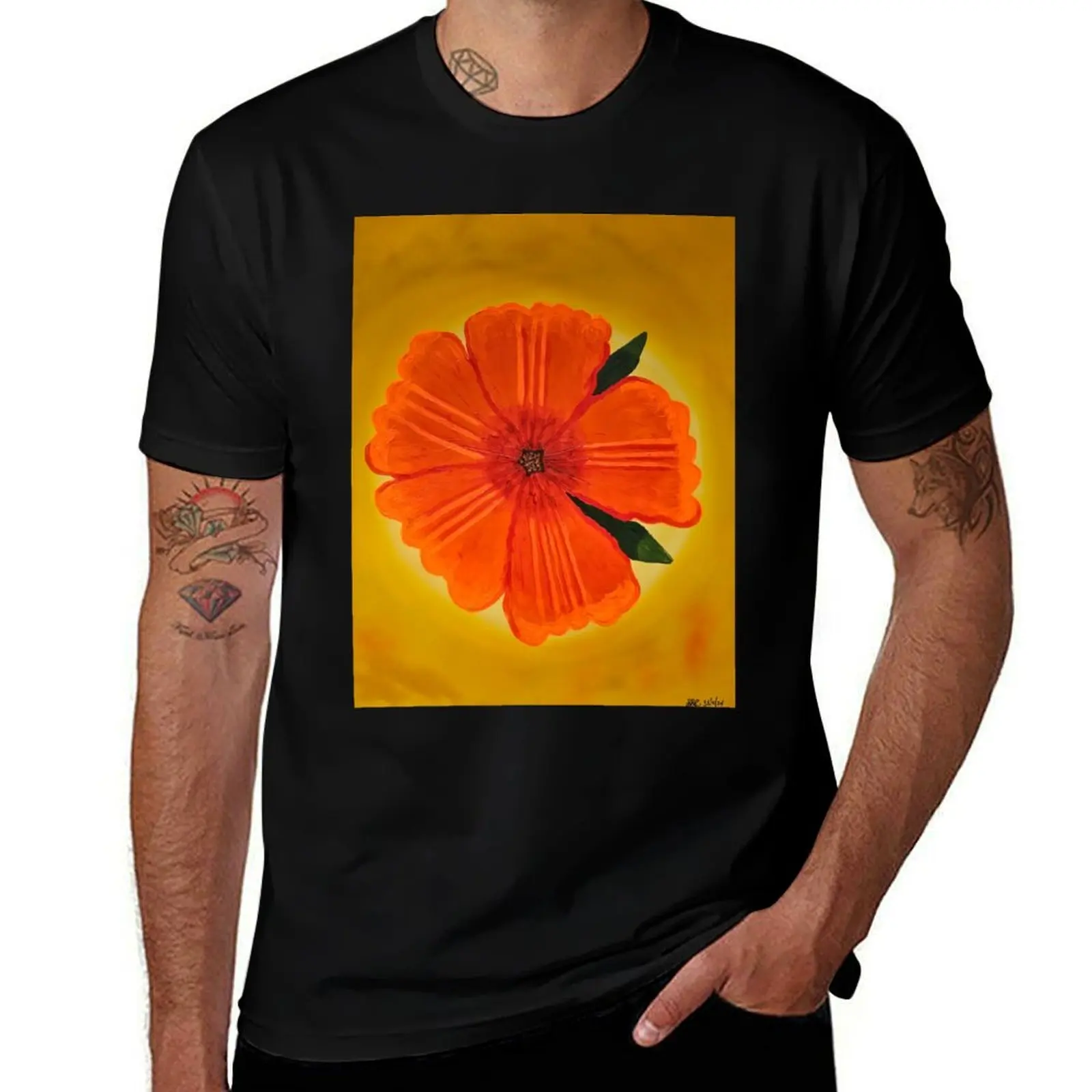 

Geiger Flower T-Shirt boys whites customs design your own fashion shirts cute tops mens funny t shirts