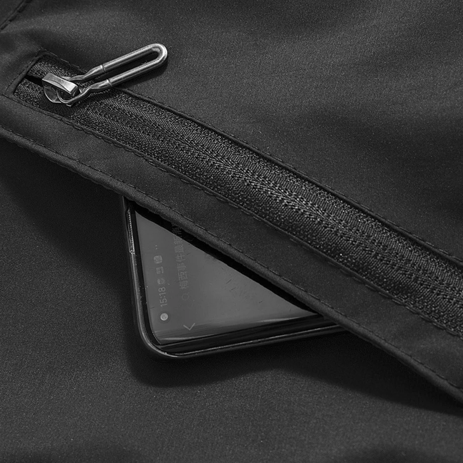 Varsity Jacket Men Spring Autumn Jacket Coat Male Fashion Casual Stand Collar Jackets Coats Solid Color