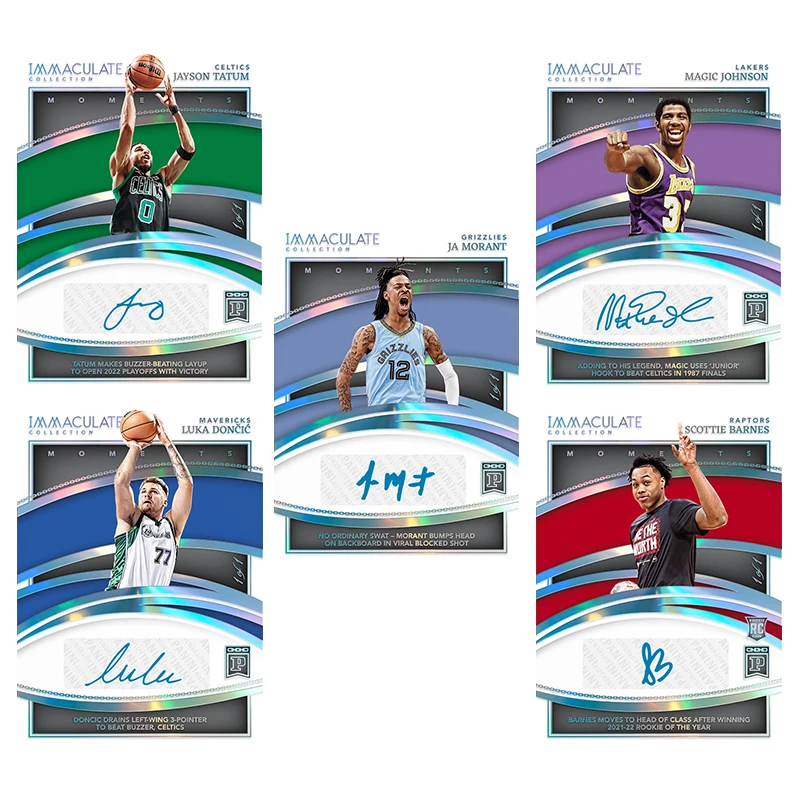 

DIY самодельная 2022, безупречный блокчейн, панини, баскетбольная карта со звездой, татум, Doncic Morant, волшебная коллекционная карта, игрушки, подарок