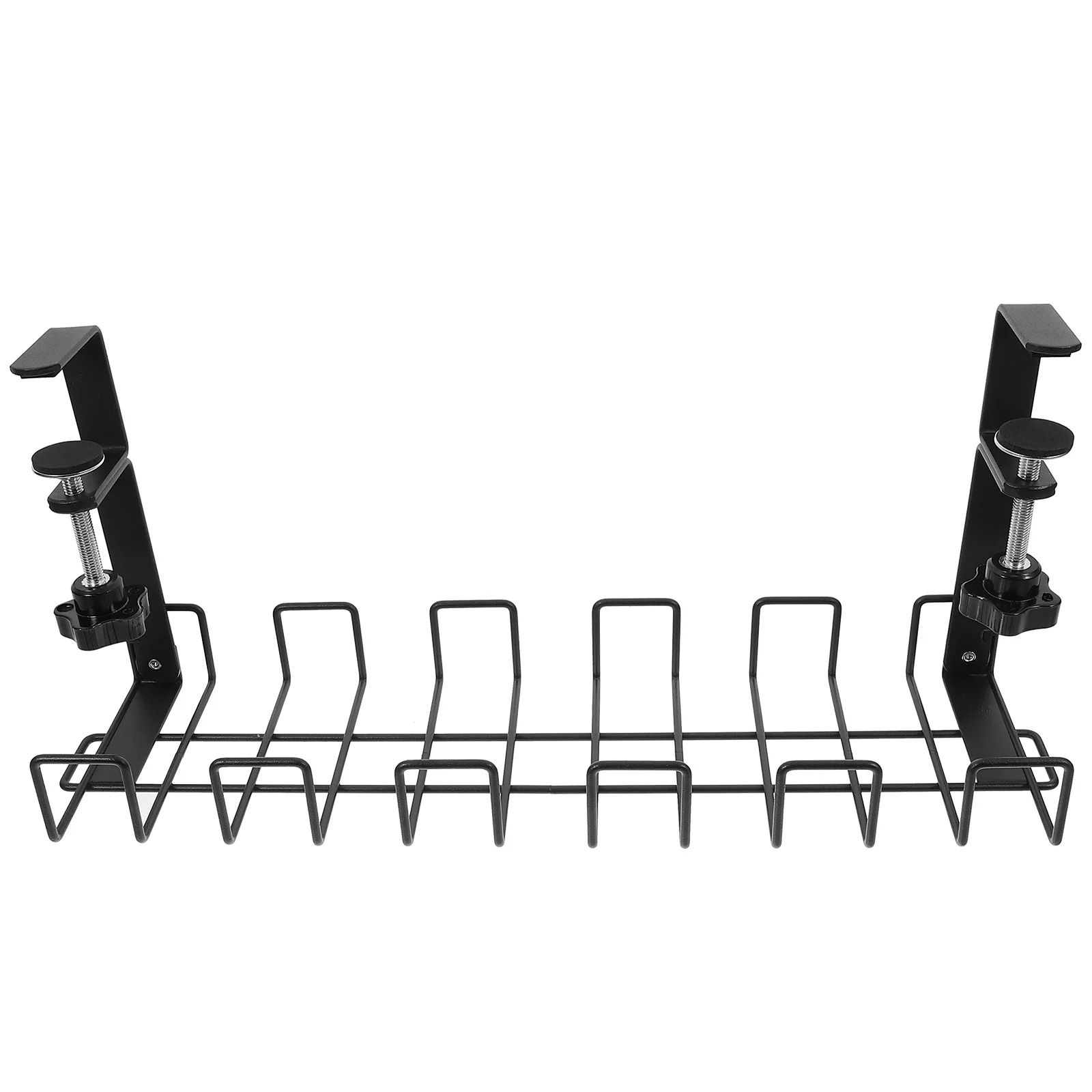 

under Desk Management Tray Desk Cable Management Rack Black Rack for Charging Cables Wire Organizer Storage Box Container