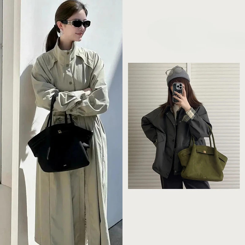 Autumn and Winter Deerskin Velvet Underarm Bag Women\'s Large Capacity Vintage Tote Bag Fashion All-Matching Female Commuter