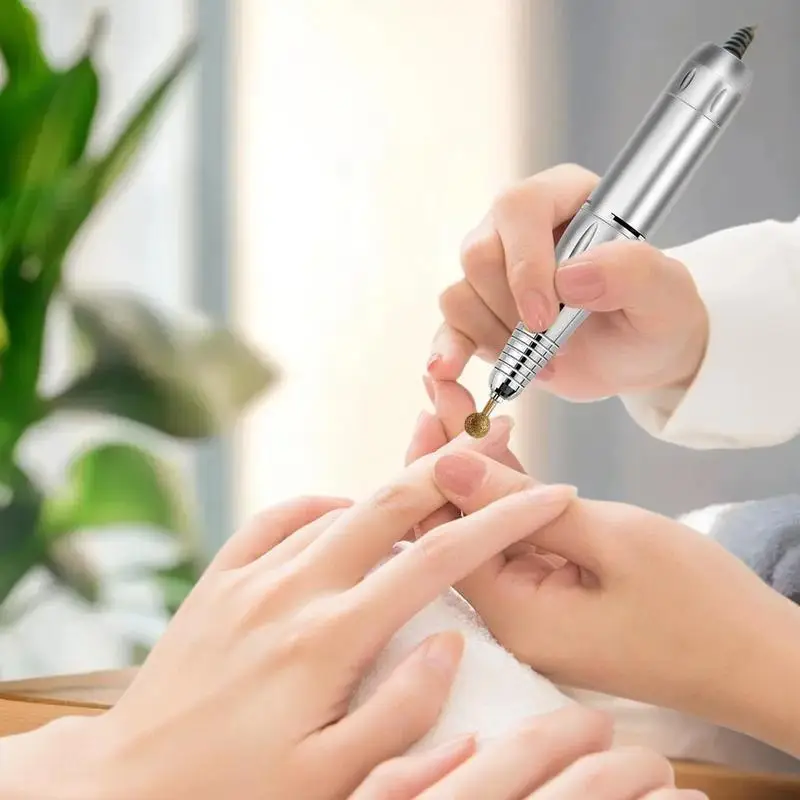 الكهربائية تيار مستمر مسمار الحفر مقبض قلم ملف البولندية ماكينة الطحن قبضة مانيكير باديكير أداة لملحقات آلة الحفر الأظافر