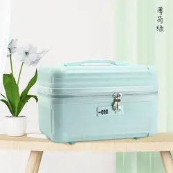 14/16 inch Lightweight Mini Travel Suitcase Cosmetic Box Waterproof Hand Luggage Organizer Makeup Case Portable Boarding Case