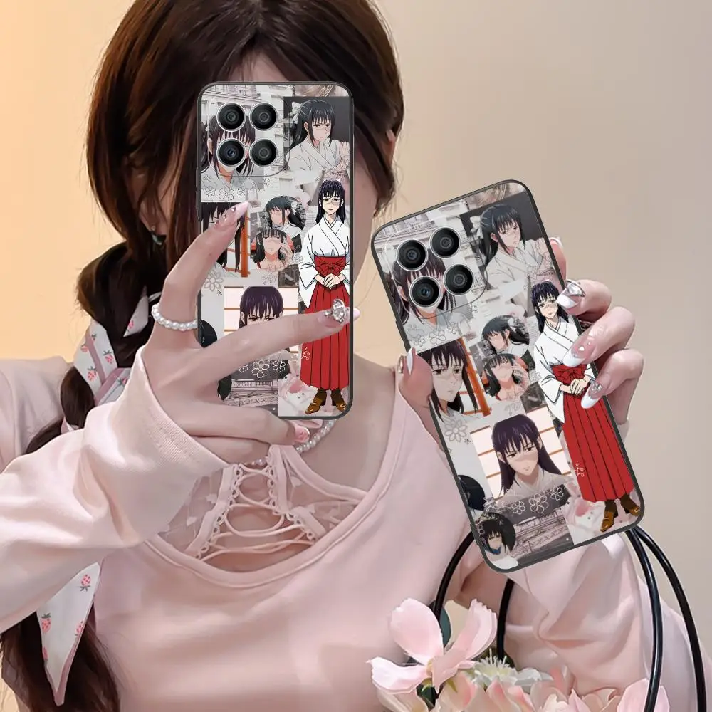 Jujutsu Kaisen Utahime Iori جراب هاتف ل الشرف 90 80 70 60 50 30 20 10 9 8 7 Pro S SE Lite 5G غطاء الطباعة الملونة الفاخرة #5