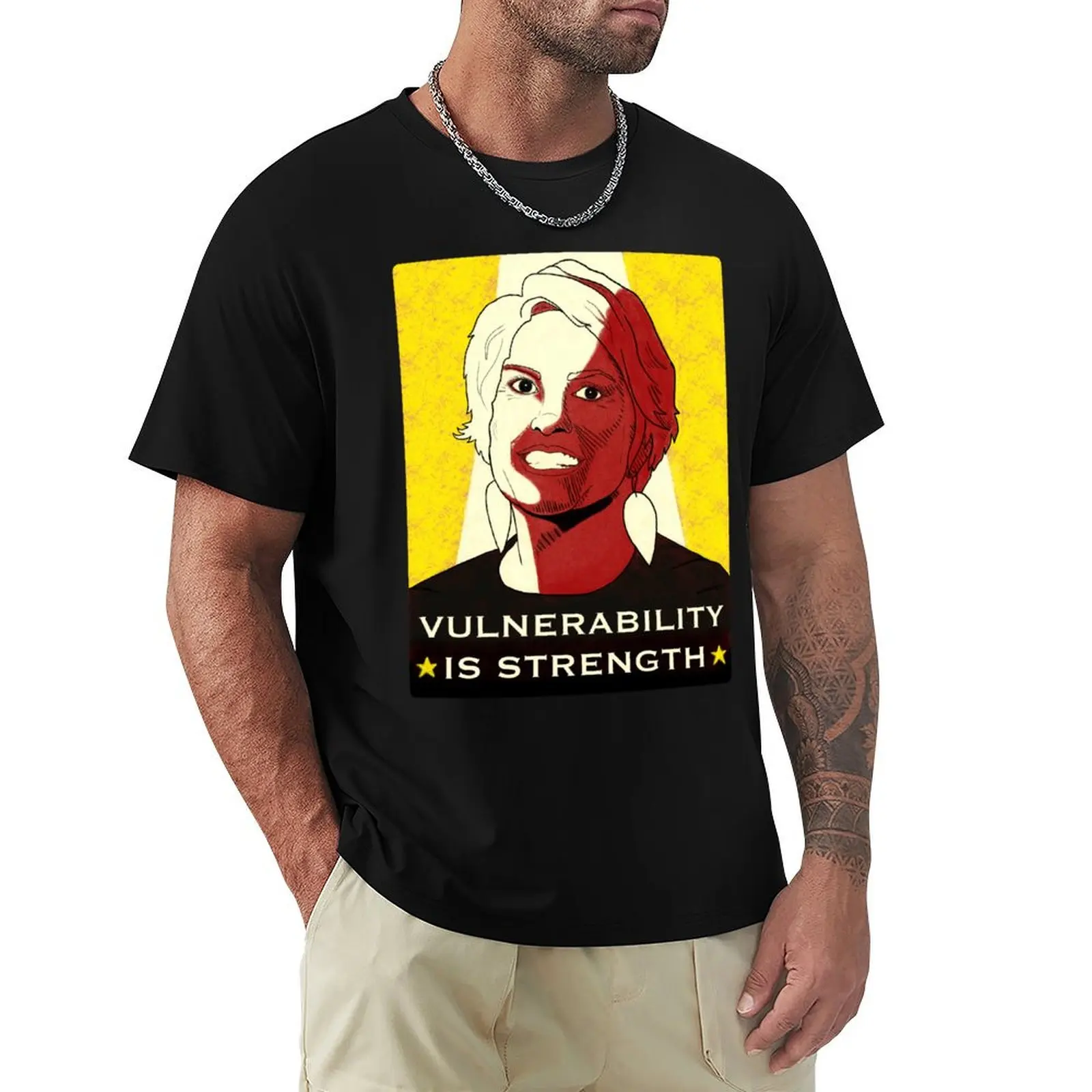 Brené Brown: Vulnerability is Strength T-Shirt t shirt man designer T-Shirt