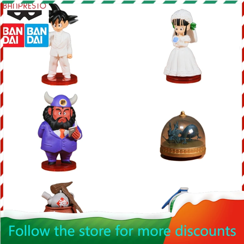 

In Stock Bandai Original Dragon Ball WCF Treasure Series Wukong Qiqi Married Yama King Can Use A Model To Collect Holiday Gifts