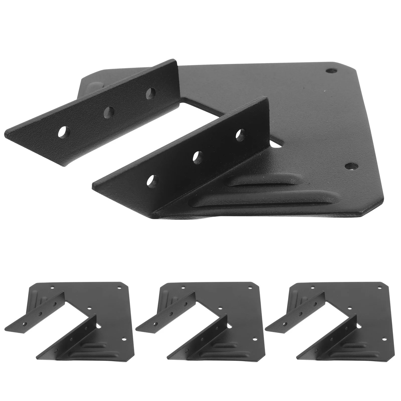 

4pcs Pergola Angle Support Brackets Heavy Duty Metal Corner Connectors For Outdoor Wooden Structures Weather Resistant Roof